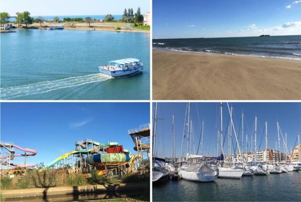 Maisonnette, 5 Pers, 500M Plage, Parking, Terrasse Agde Kültér fotó