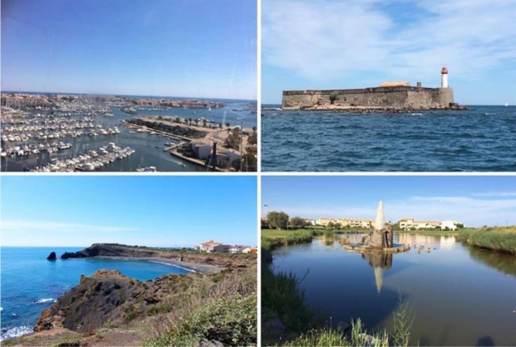 Maisonnette, 5 Pers, 500M Plage, Parking, Terrasse Agde Kültér fotó
